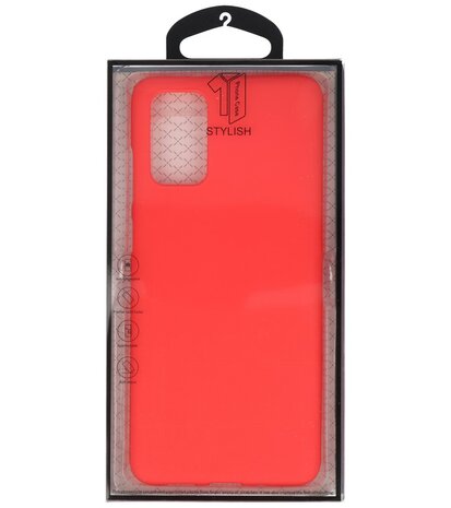 Color Telefoonhoesje voor Samsung Galaxy S20 Plus Rood