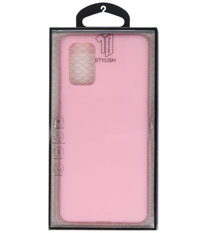 Color Telefoonhoesje voor Samsung Galaxy S20 Plus Roze