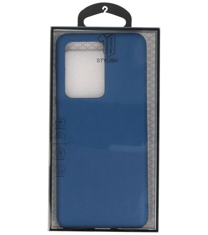 Color Telefoonhoesje voor Samsung Galaxy S20 Ultra Navy