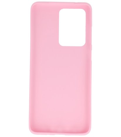 Color Telefoonhoesje voor Samsung Galaxy S20 Ultra Roze