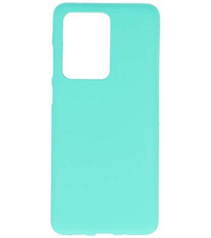 Color Telefoonhoesje voor Samsung Galaxy S20 Ultra Turquoise