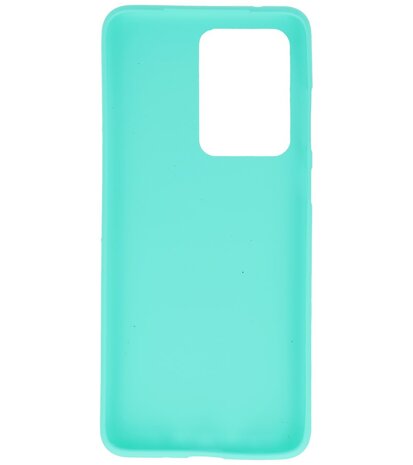 Color Telefoonhoesje voor Samsung Galaxy S20 Ultra Turquoise