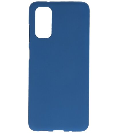 Color Telefoonhoesje voor Samsung Galaxy S20 Navy