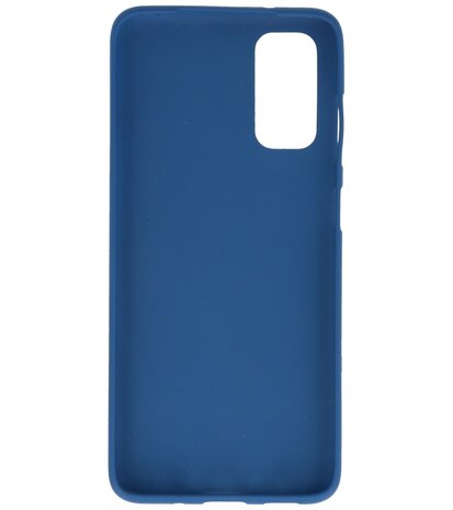 Color Telefoonhoesje voor Samsung Galaxy S20 Navy