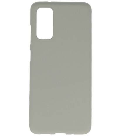 Color Telefoonhoesje voor Samsung Galaxy S20 Grijs