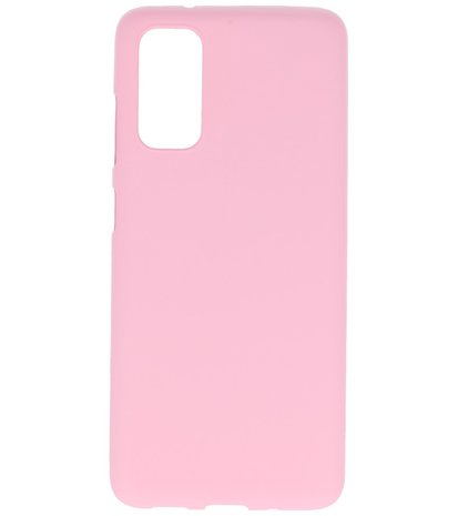 Color Telefoonhoesje voor Samsung Galaxy S20 Roze