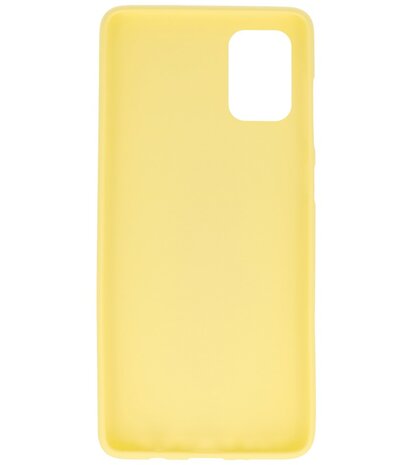 Color Telefoonhoesje voor Samsung Galaxy A71 Geel