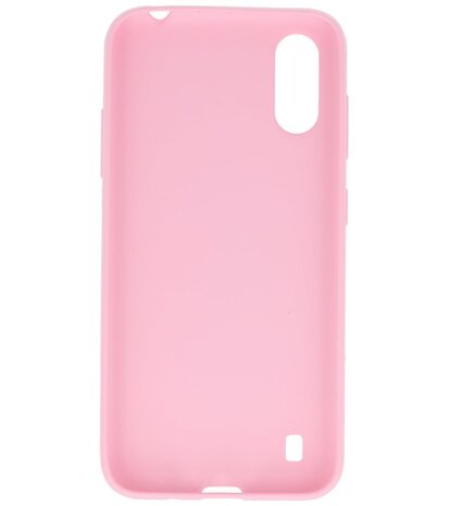 Color Telefoonhoesje voor Samsung Galaxy A01 Roze