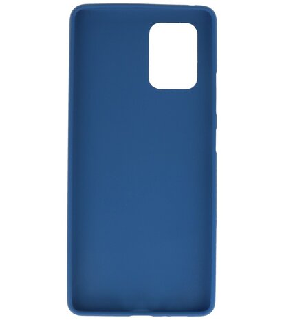 Color Telefoonhoesje voor Samsung Galaxy S10 Lite Navy