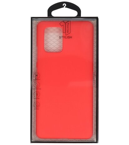 Color Telefoonhoesje voor Samsung Galaxy S10 Lite Rood