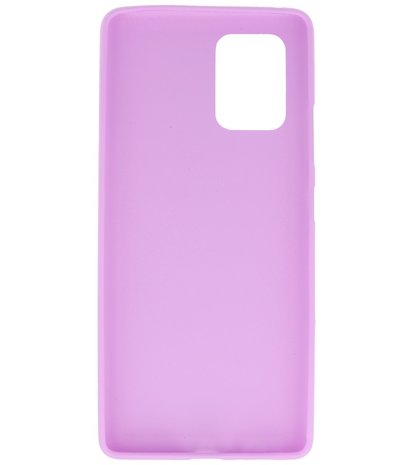 Color Telefoonhoesje voor Samsung Galaxy S10 Lite Paars