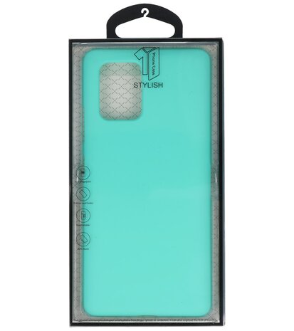 Color Telefoonhoesje voor Samsung Galaxy S10 Lite Turquoise