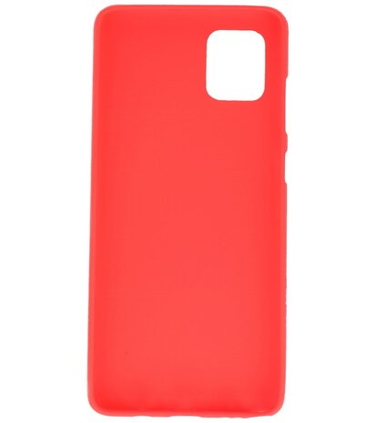 Color Telefoonhoesje voor Samsung Galaxy Note 10 Lite Rood