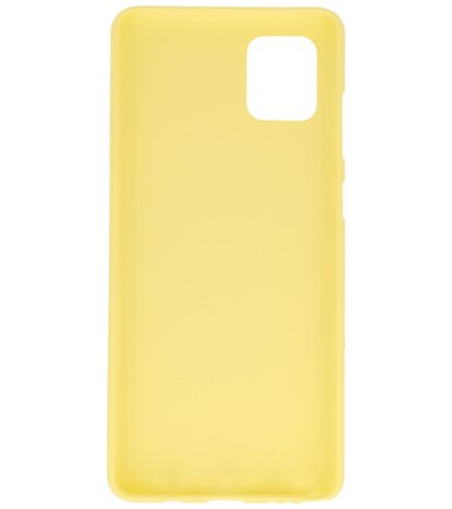Color Telefoonhoesje voor Samsung Galaxy Note 10 Lite Geel