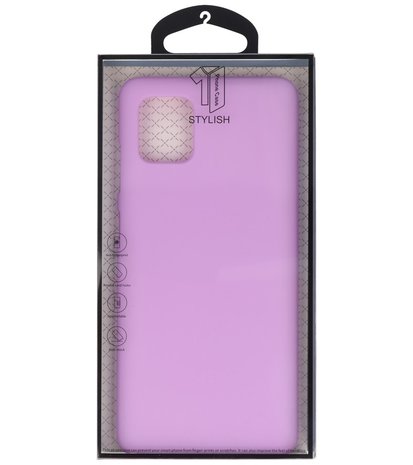 Color Telefoonhoesje voor Samsung Galaxy Note 10 Lite Paars