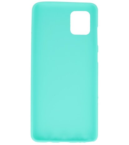 Color Telefoonhoesje voor Samsung Galaxy Note 10 Lite Turquoise