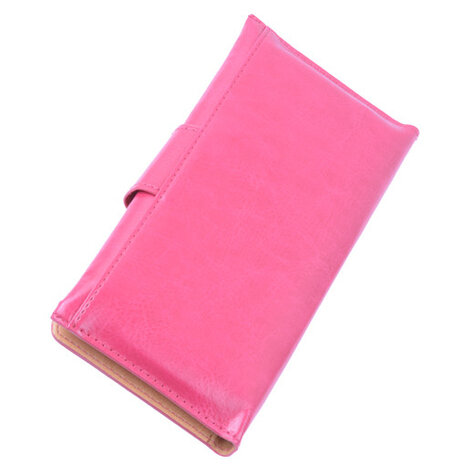 BestCases Fuchsia Portemonnee Telefoon Hoesje L