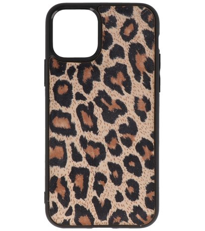 Bestcases Luipaard Leer Back Cover Telefoonhoesje iPhone 11 Pro