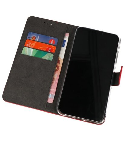 Bestcases Pasjeshouder Telefoonhoesje Samsung Galaxy Note 10 Lite - Rood