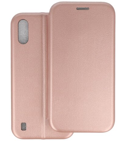 Bestcases Hoesje Slim Folio Telefoonhoesje Samsung Galaxy A01 - Roze