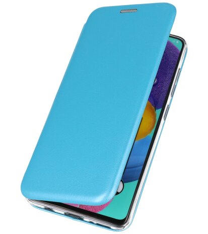 Bestcases Hoesje Slim Folio Telefoonhoesje Samsung Galaxy A71 - Blauw