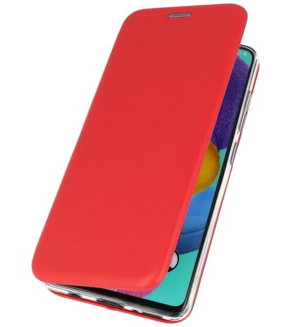 Bestcases Hoesje Slim Folio Telefoonhoesje Samsung Galaxy A71 - Rood