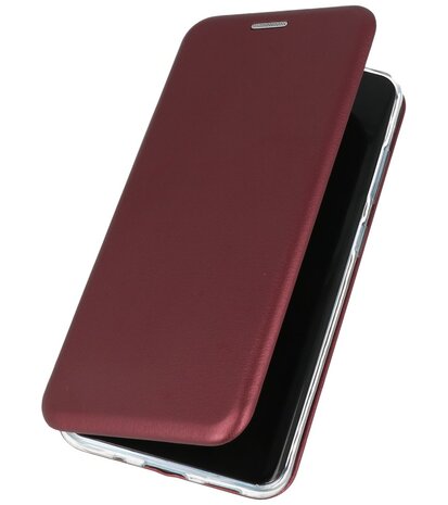 Bestcases Hoesje Slim Folio Telefoonhoesje Samsung Galaxy S20 Plus - Bordeaux Rood