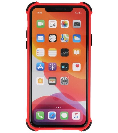 Bestcases Schokbestendig Hardcase Backcover iPhone 11 Pro Max - Rood