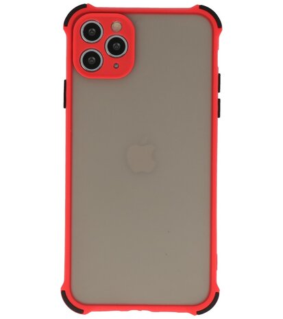 Bestcases Schokbestendig Hardcase Backcover iPhone 11 Pro Max - Rood