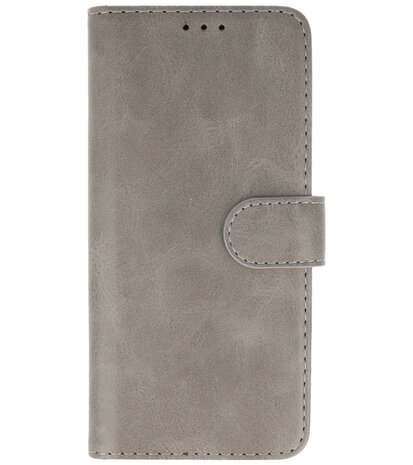 Booktype Wallet Cases voor de Samsung Galaxy S20 Plus Grijs