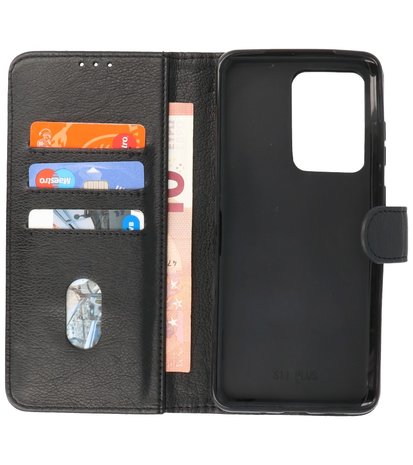 Booktype Wallet Cases voor de Samsung Galaxy S20 Ultra Zwart