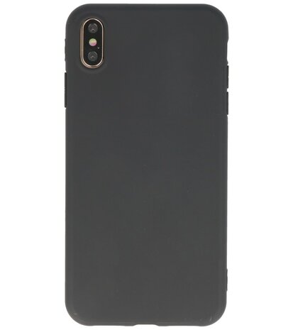 Bestcases 2.0 mm Telefoonhoesje Backcover iPhone Xs Max - Zwart