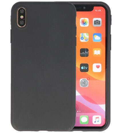 Bestcases 2.0 mm Telefoonhoesje Backcover iPhone Xs Max - Zwart