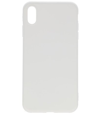 Bestcases 2.0 mm Telefoonhoesje Backcover iPhone Xs Max - Wit