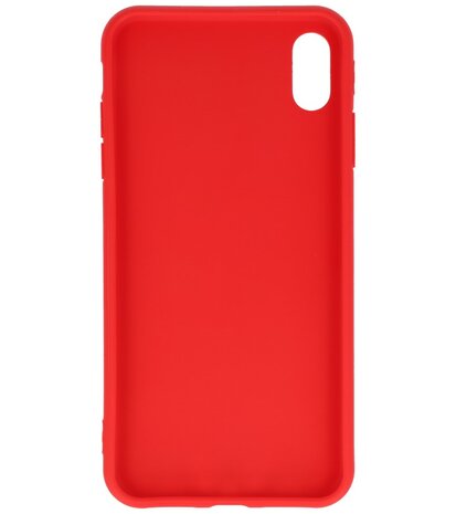 Bestcases 2.0 mm Telefoonhoesje Backcover iPhone Xs Max - Rood