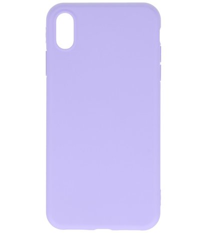 Bestcases 2.0 mm Telefoonhoesje Backcover iPhone Xs Max - Paars