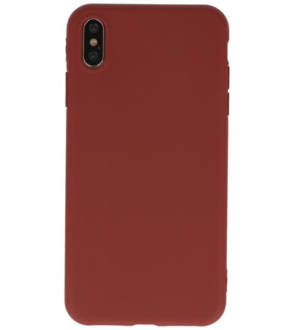 Bestcases 2.0 mm Telefoonhoesje Backcover iPhone X / iPhone XS - Bruin