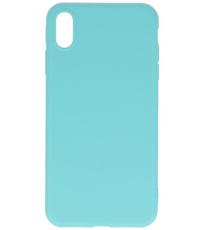 Bestcases 2.0 mm Telefoonhoesje Backcover iPhone X / iPhone XS - Turquoise