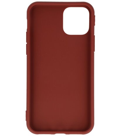 Bestcases 2.0 mm Telefoonhoesje Backcover Hoesje iPhone 11 Pro Max - Bruin