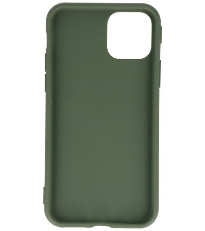 Bestcases 2.0 mm Telefoonhoesje Backcover Hoesje iPhone 11 Pro Max - Donker Groen