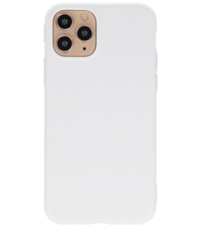 Bestcases 2.0 mm Telefoonhoesje Backcover Hoesje iPhone 11 Pro Max - Wit