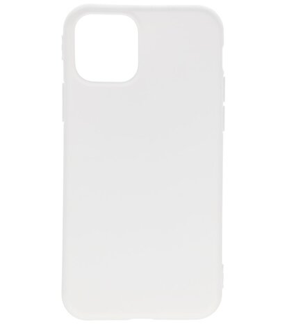 Bestcases 2.0 mm Telefoonhoesje Backcover Hoesje iPhone 11 Pro Max - Wit