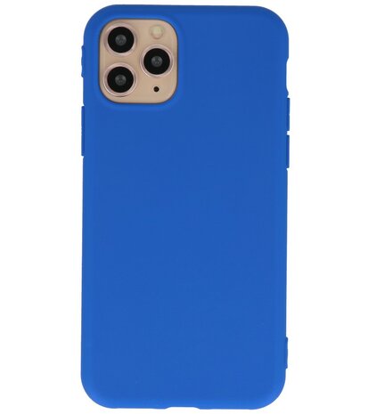 Bestcases 2.0 mm Telefoonhoesje Backcover Hoesje iPhone 11 Pro Max - Blauw