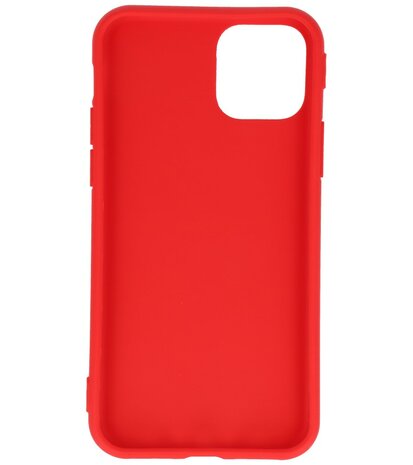 Bestcases 2.0 mm Telefoonhoesje Backcover Hoesje iPhone 11 Pro Max - Rood