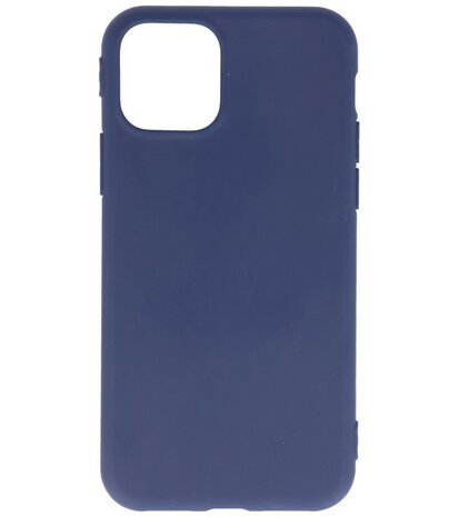 Bestcases 2.0 mm Telefoonhoesje Backcover Hoesje iPhone 11 Pro - Navy