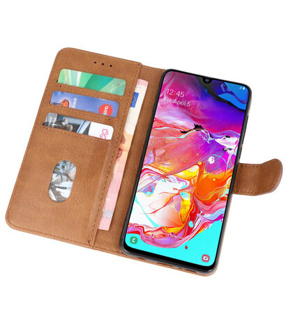 Bestcases Booktype Telefoonhoesje Samsung Galaxy A11 - Bruin