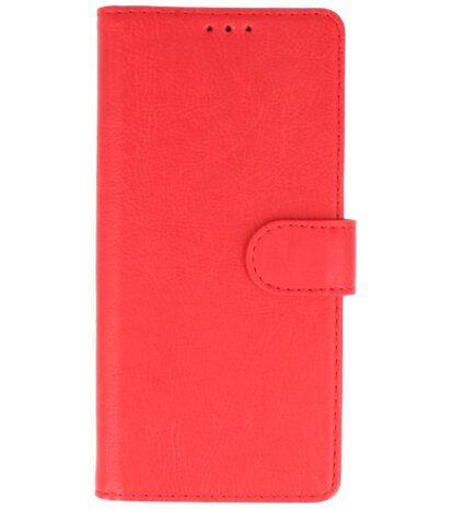 Booktype Wallet Cases voor de Samsung Galaxy Note 10 Lite Rood