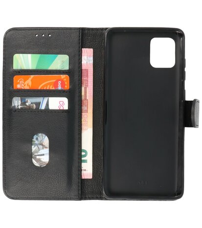 Booktype Wallet Cases voor de Samsung Galaxy Note 10 Lite Zwart