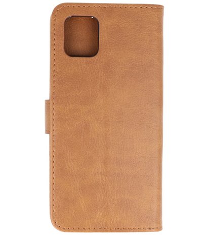 Booktype Wallet Cases voor de Samsung Galaxy Note 10 Lite Bruin