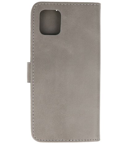 Booktype Wallet Cases voor de Samsung Galaxy Note 10 Lite Grijs